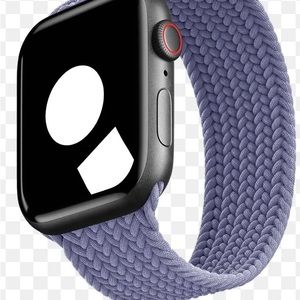 44 mm Apple Watch SE Braided Band in Periwinkle
